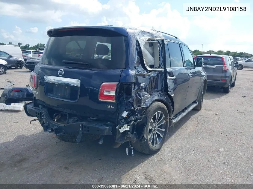 JN8AY2ND2L9108158 2020 Nissan Armada Sl 2Wd