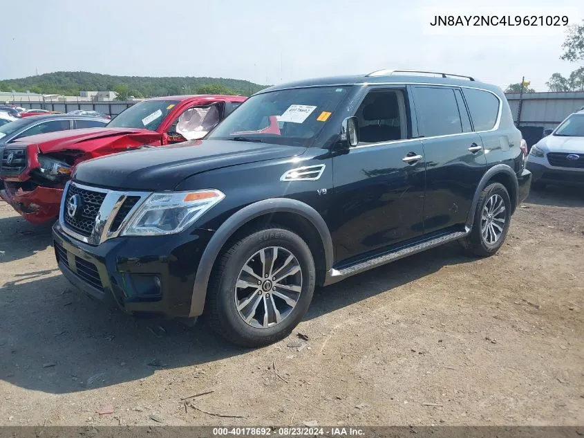 JN8AY2NC4L9621029 2020 Nissan Armada Sl 4Wd