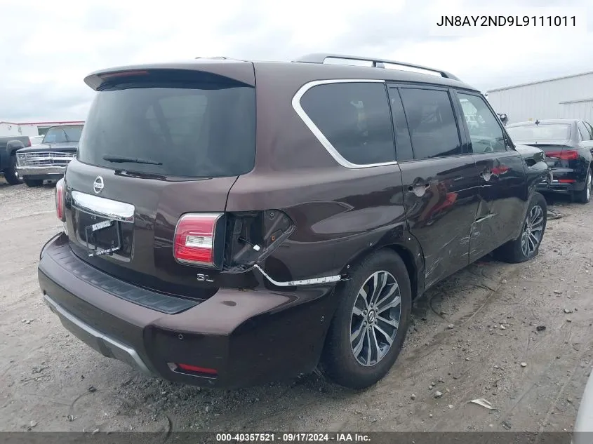 JN8AY2ND9L9111011 2020 Nissan Armada Sl 2Wd