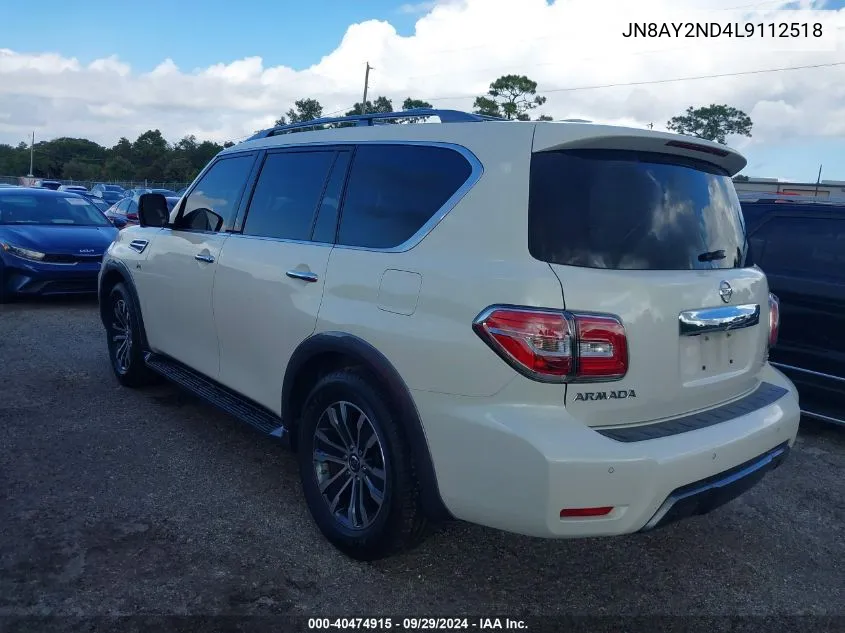 JN8AY2ND4L9112518 2020 Nissan Armada Sv/Sl/Platinum