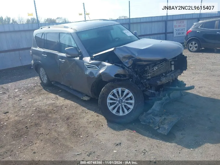 JN8AY2NC2L9615407 2020 Nissan Armada Sv 4Wd