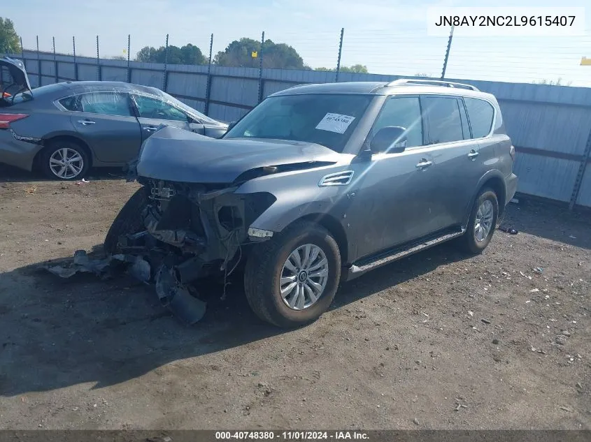 JN8AY2NC2L9615407 2020 Nissan Armada Sv 4Wd