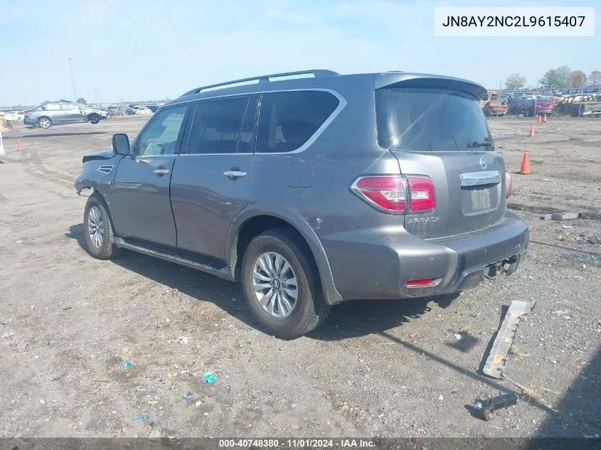 JN8AY2NC2L9615407 2020 Nissan Armada Sv 4Wd