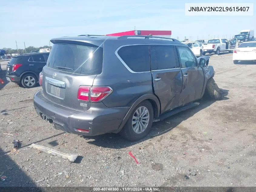 JN8AY2NC2L9615407 2020 Nissan Armada Sv 4Wd