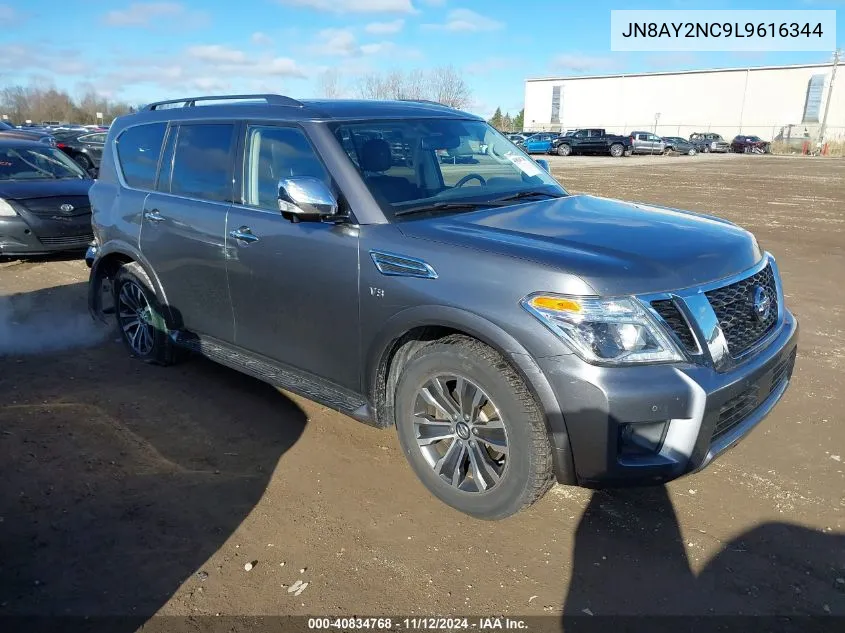 JN8AY2NC9L9616344 2020 Nissan Armada Sl 4Wd