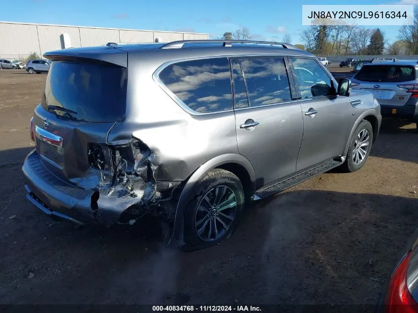 JN8AY2NC9L9616344 2020 Nissan Armada Sl 4Wd