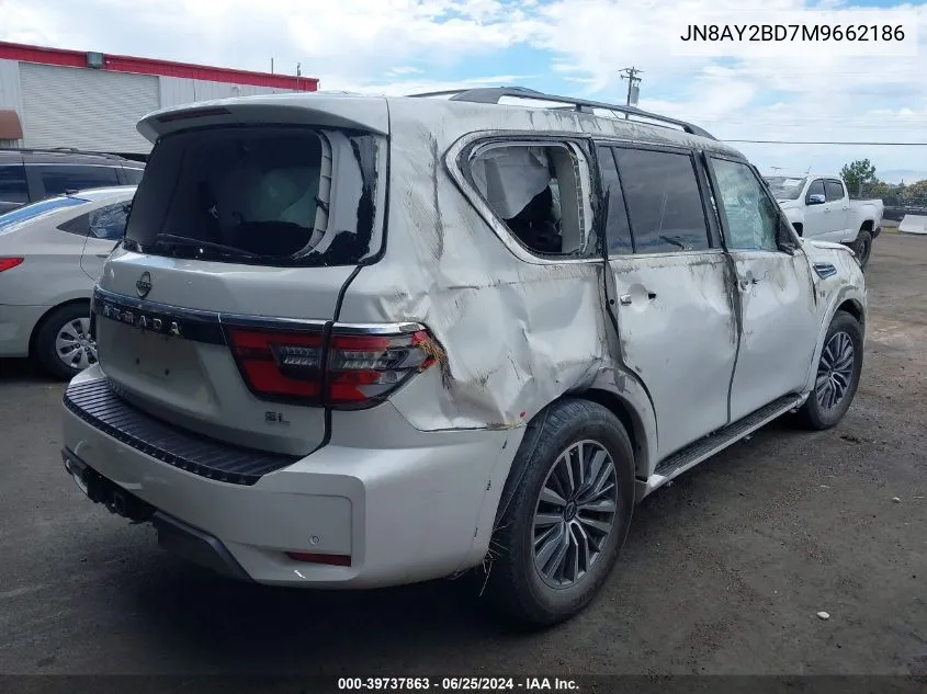 JN8AY2BD7M9662186 2021 Nissan Armada Sl 4Wd