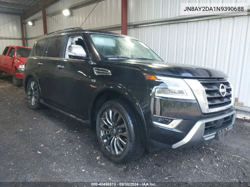 2022 Nissan Armada Platinum VIN: JN8AY2DA1N9390688 Lot: 40456513