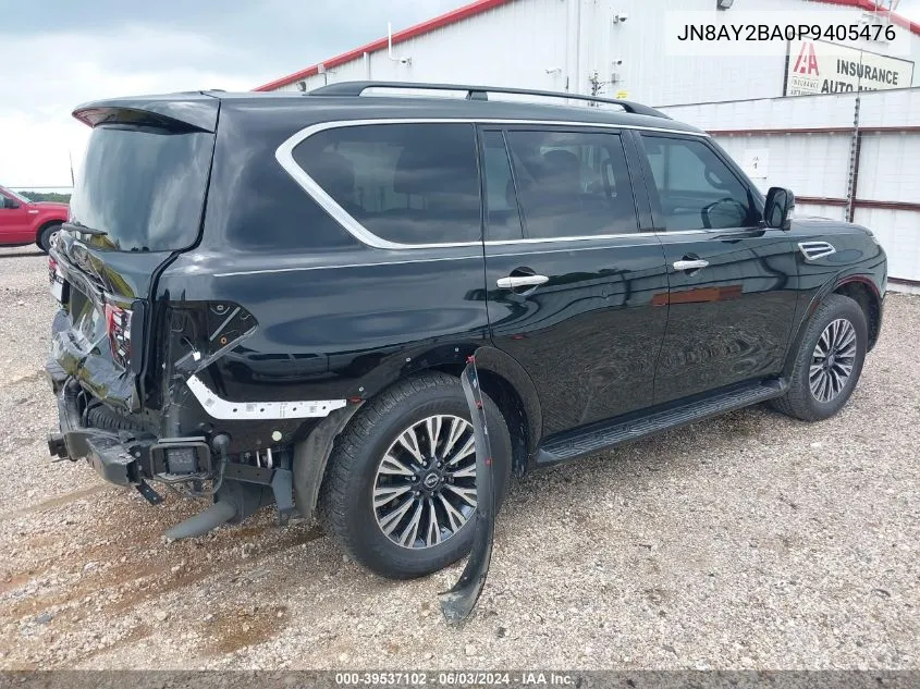 2023 Nissan Armada Sl 2Wd VIN: JN8AY2BA0P9405476 Lot: 39537102