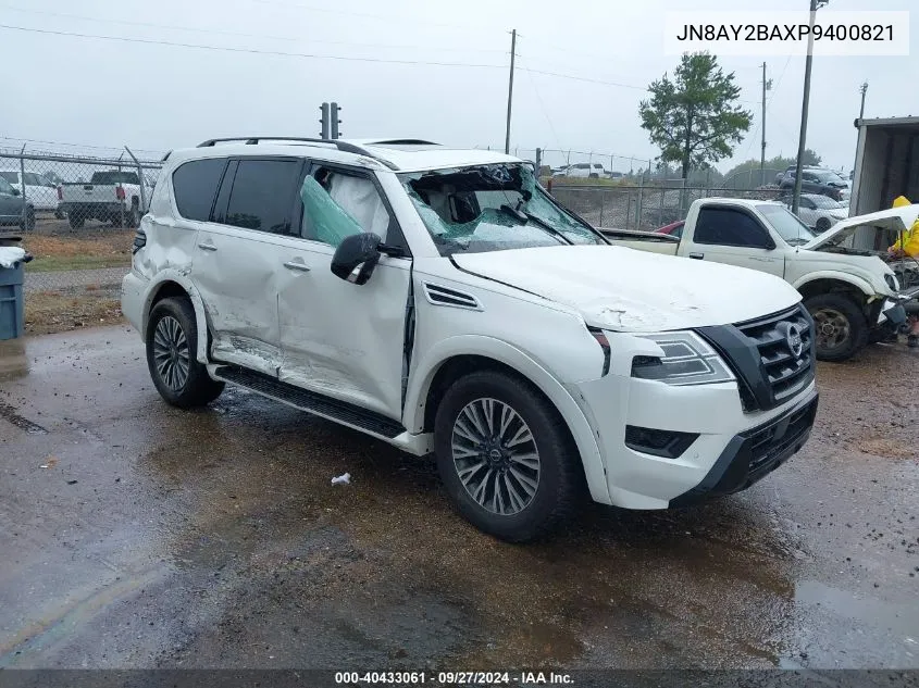 2023 Nissan Armada Sl 2Wd VIN: JN8AY2BAXP9400821 Lot: 40433061