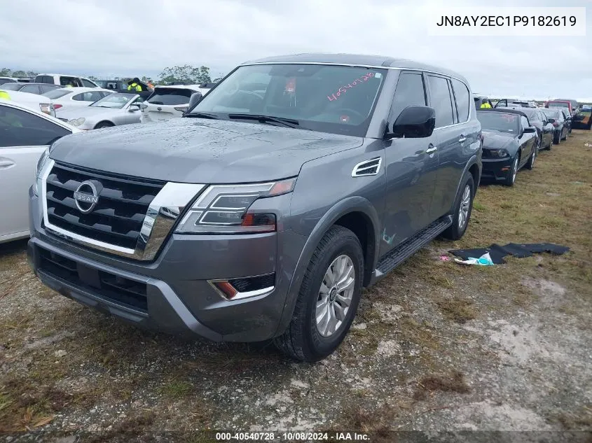 2023 Nissan Armada S VIN: JN8AY2EC1P9182619 Lot: 40540728