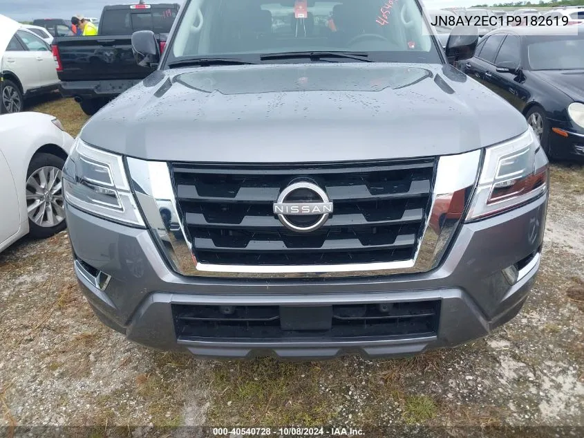 2023 Nissan Armada S VIN: JN8AY2EC1P9182619 Lot: 40540728