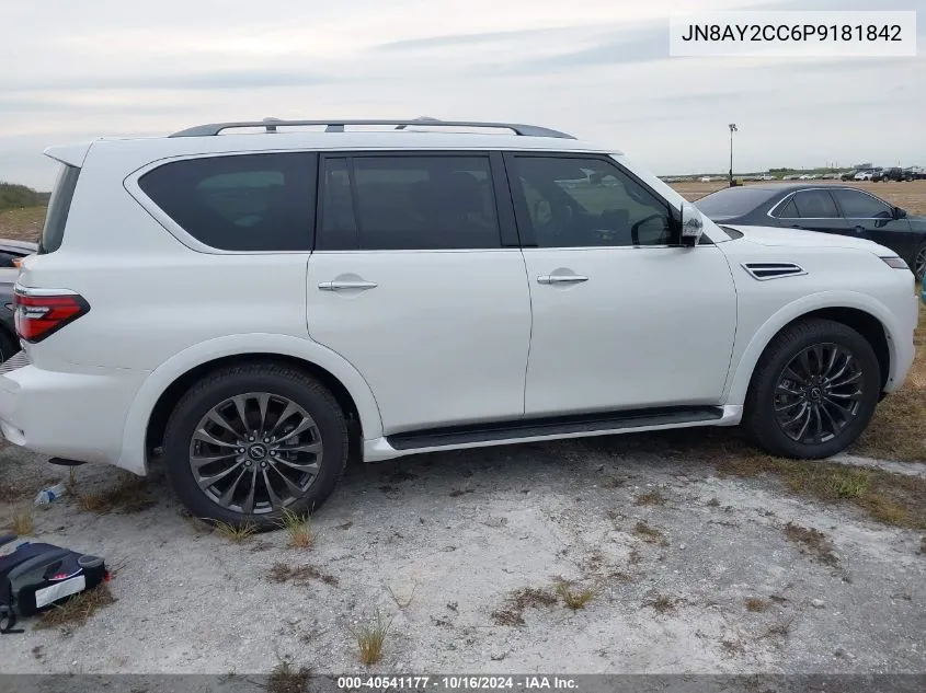 2023 Nissan Armada Platinum 2Wd VIN: JN8AY2CC6P9181842 Lot: 40541177