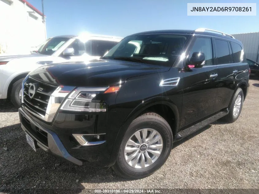 2024 Nissan Armada Sv 4Wd VIN: JN8AY2AD6R9708261 Lot: 39310196