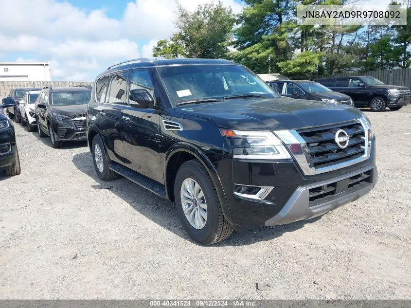 2024 Nissan Armada Sv 4Wd VIN: JN8AY2AD9R9708092 Lot: 40341528