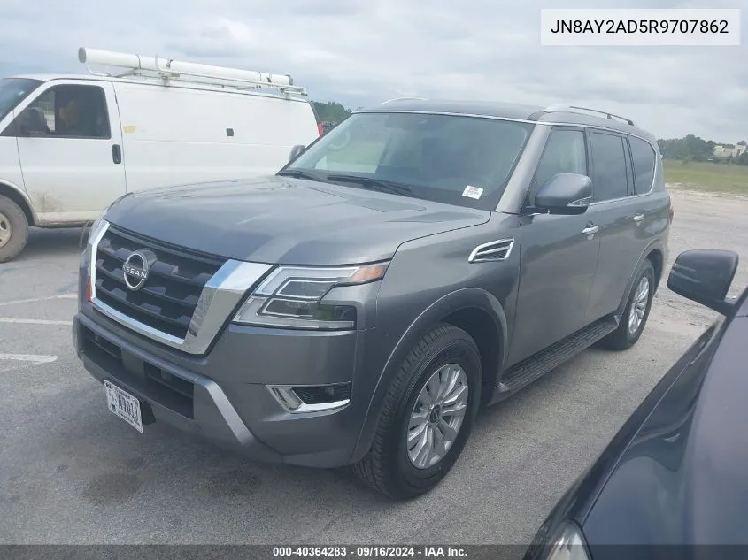 2024 Nissan Armada Sv 4Wd VIN: JN8AY2AD5R9707862 Lot: 40364283