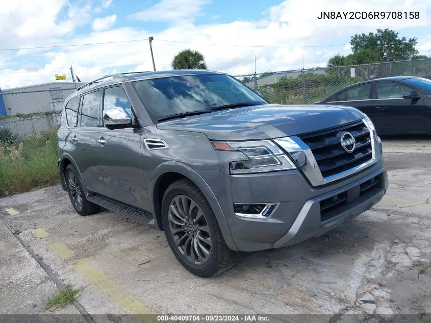 2024 Nissan Armada Platinum VIN: JN8AY2CD6R9708158 Lot: 40409704