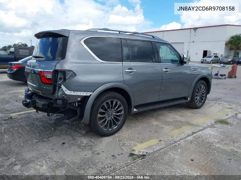 2024 Nissan Armada Platinum VIN: JN8AY2CD6R9708158 Lot: 40409704