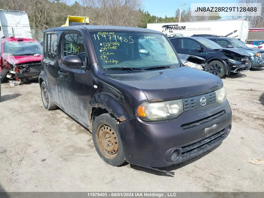 2009 Nissan Cube S/Sl VIN: JN8AZ28R29T128488 Lot: 11979405