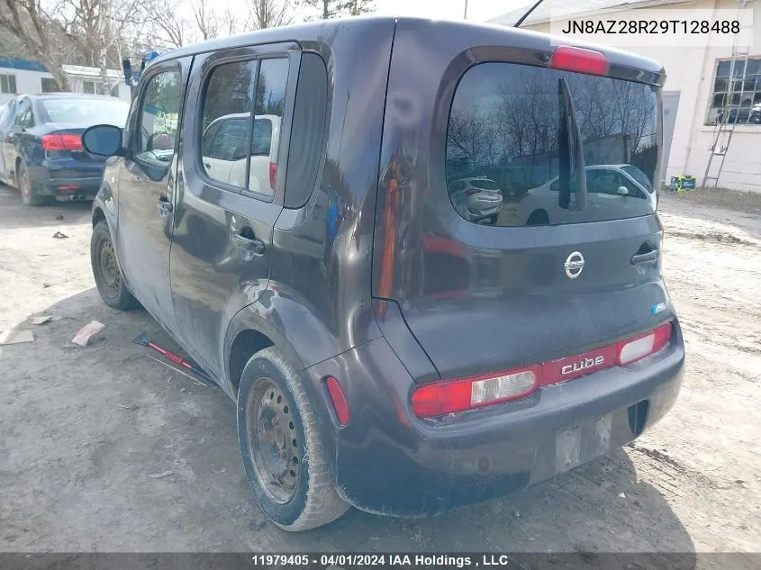 2009 Nissan Cube S/Sl VIN: JN8AZ28R29T128488 Lot: 11979405