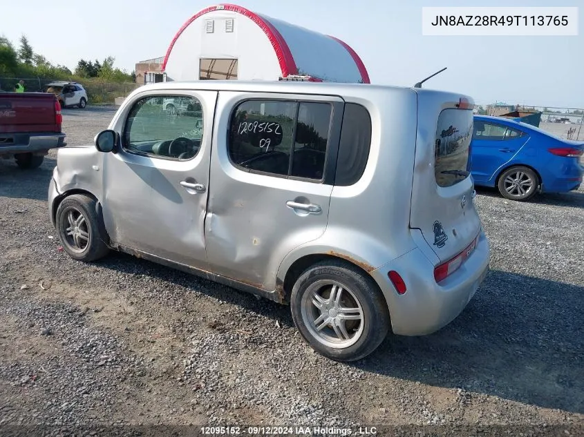 2009 Nissan Cube 1.8S VIN: JN8AZ28R49T113765 Lot: 12095152