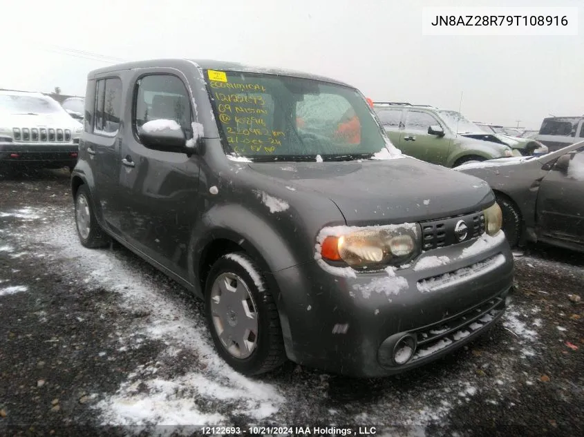 2009 Nissan Cube 1.8S VIN: JN8AZ28R79T108916 Lot: 12122693