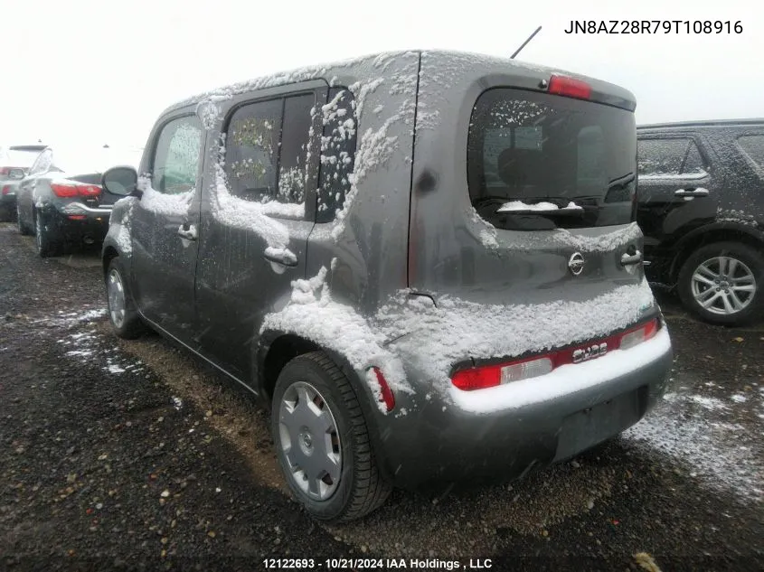 2009 Nissan Cube 1.8S VIN: JN8AZ28R79T108916 Lot: 12122693