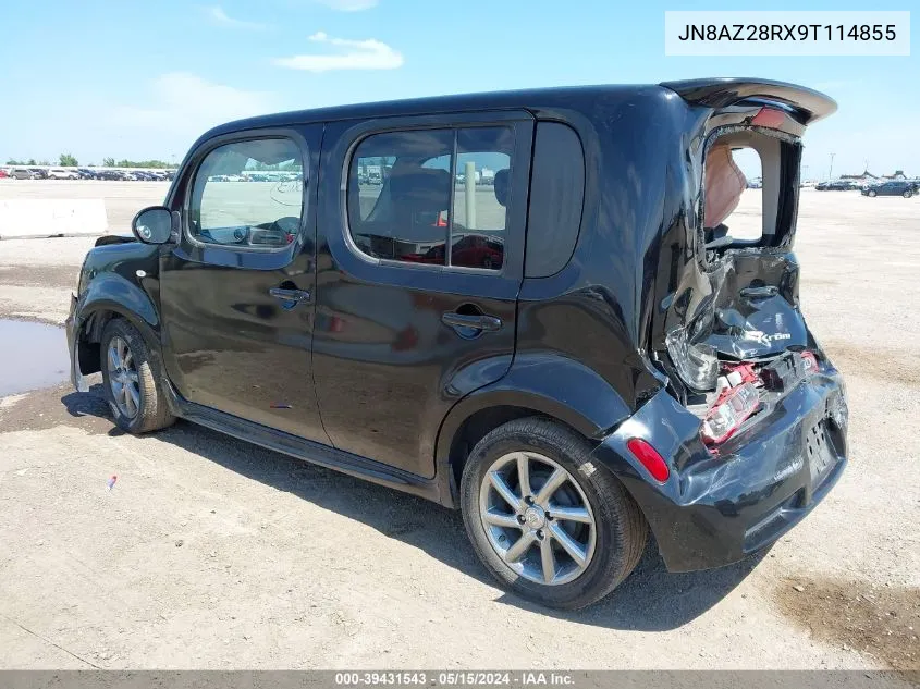 2009 Nissan Cube 1.8 Krom VIN: JN8AZ28RX9T114855 Lot: 39431543