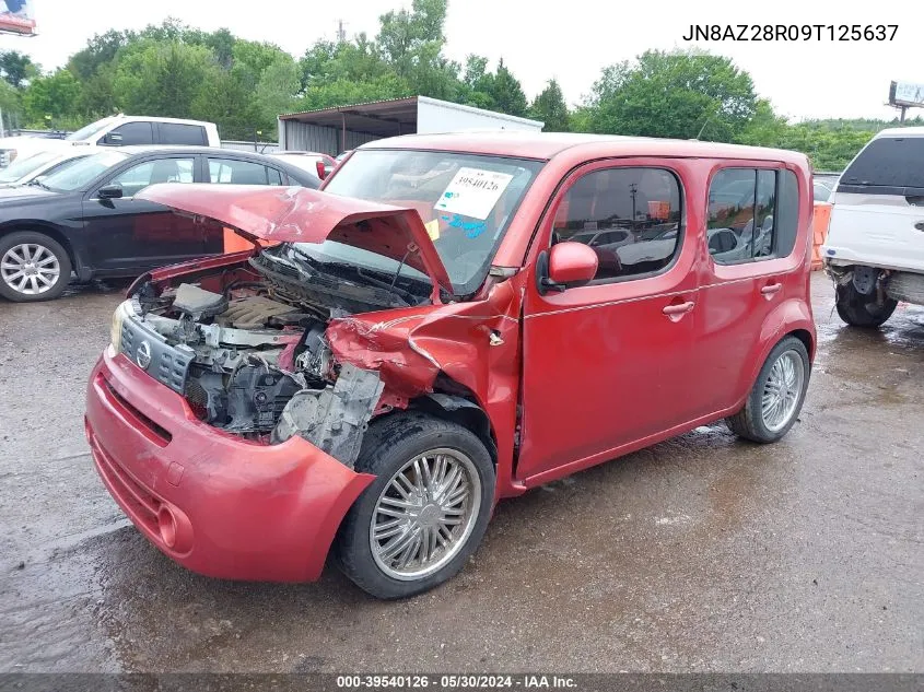 2009 Nissan Cube 1.8Sl VIN: JN8AZ28R09T125637 Lot: 39540126