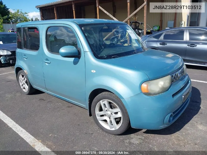 2009 Nissan Cube 1.8Sl VIN: JN8AZ28R29T103512 Lot: 40301922