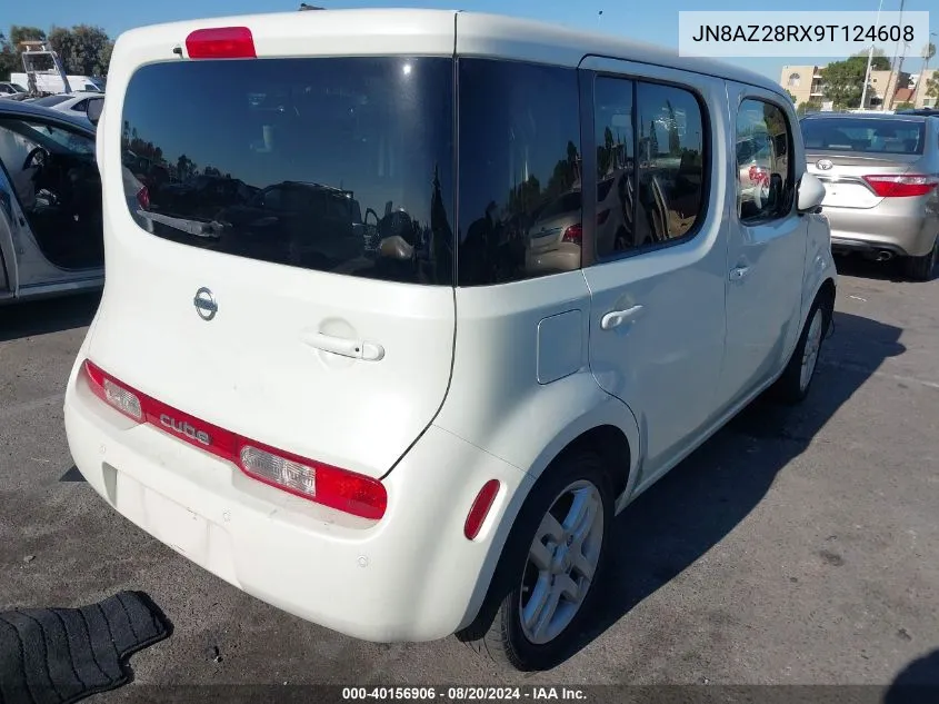 2009 Nissan Cube S/Sl VIN: JN8AZ28RX9T124608 Lot: 40156906