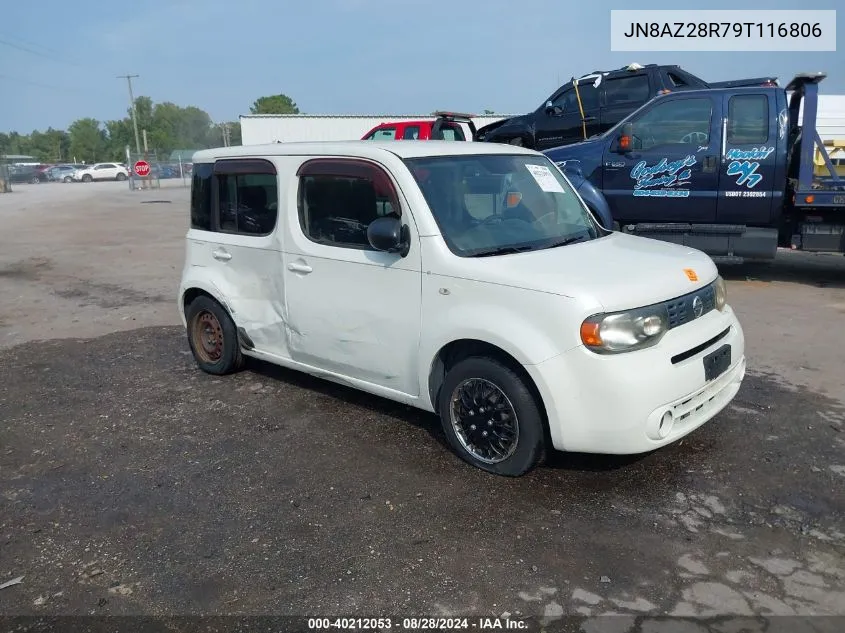 2009 Nissan Cube 1.8 VIN: JN8AZ28R79T116806 Lot: 40212053