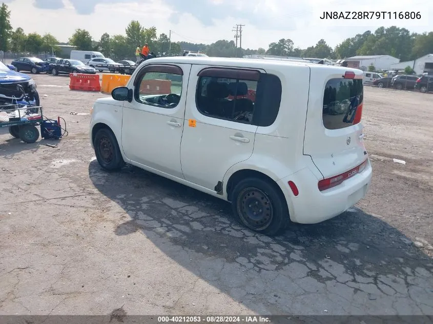 2009 Nissan Cube 1.8 VIN: JN8AZ28R79T116806 Lot: 40212053