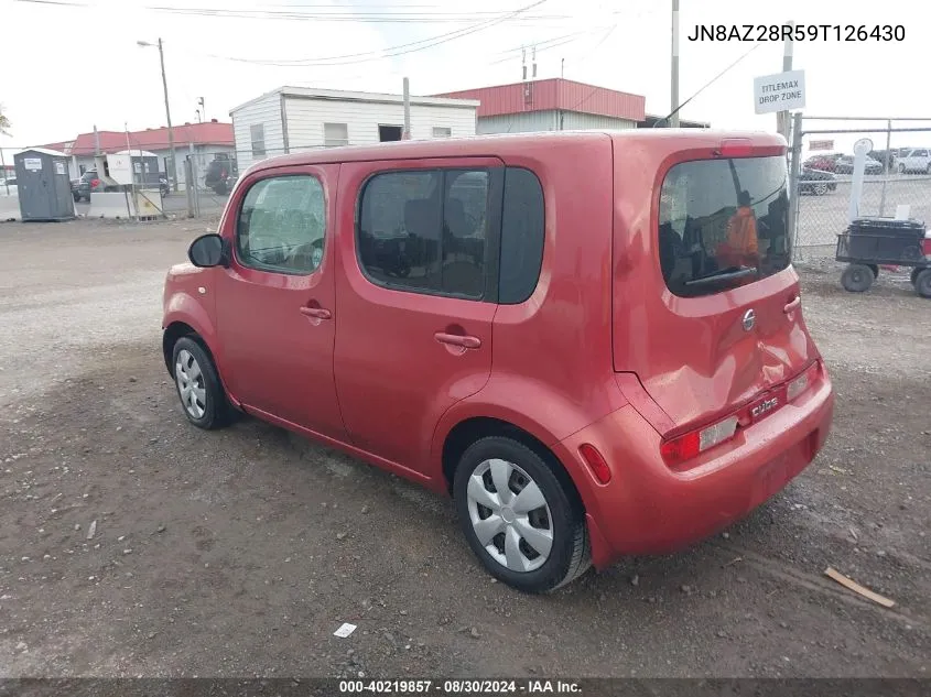 2009 Nissan Cube 1.8 VIN: JN8AZ28R59T126430 Lot: 40219857