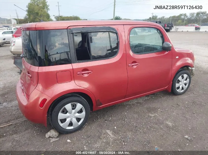 2009 Nissan Cube 1.8 VIN: JN8AZ28R59T126430 Lot: 40219857