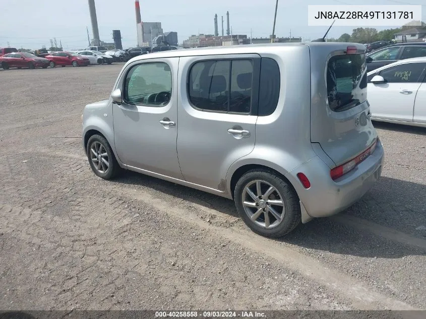 2009 Nissan Cube 1.8Sl VIN: JN8AZ28R49T131781 Lot: 40258558