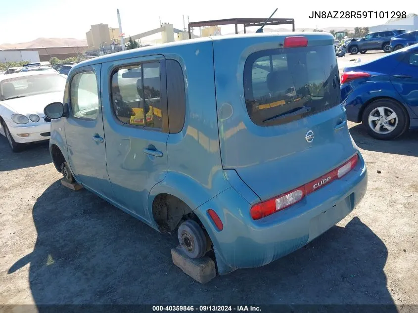 2009 Nissan Cube 1.8S VIN: JN8AZ28R59T101298 Lot: 40359846