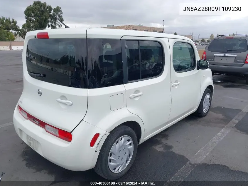 2009 Nissan Cube 1.8S VIN: JN8AZ28R09T109230 Lot: 40360198