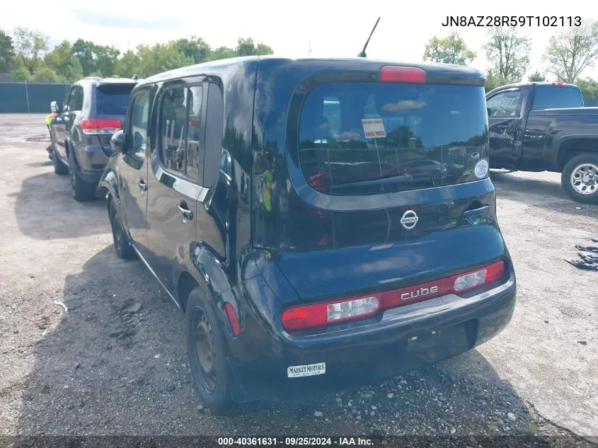 2009 Nissan Cube 1.8S VIN: JN8AZ28R59T102113 Lot: 40361631