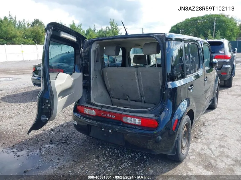 2009 Nissan Cube 1.8S VIN: JN8AZ28R59T102113 Lot: 40361631