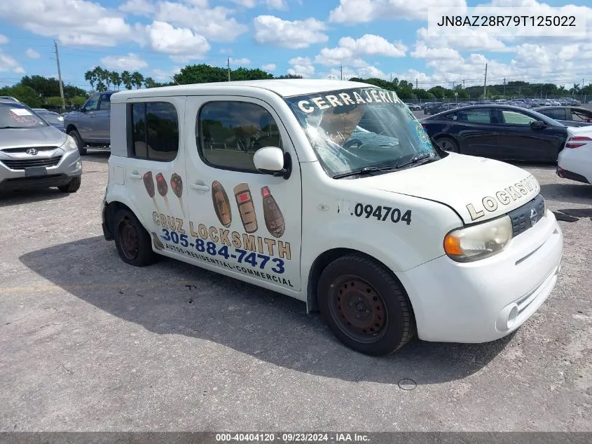 2009 Nissan Cube S/Sl VIN: JN8AZ28R79T125022 Lot: 40404120