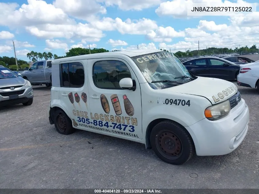 2009 Nissan Cube S/Sl VIN: JN8AZ28R79T125022 Lot: 40404120