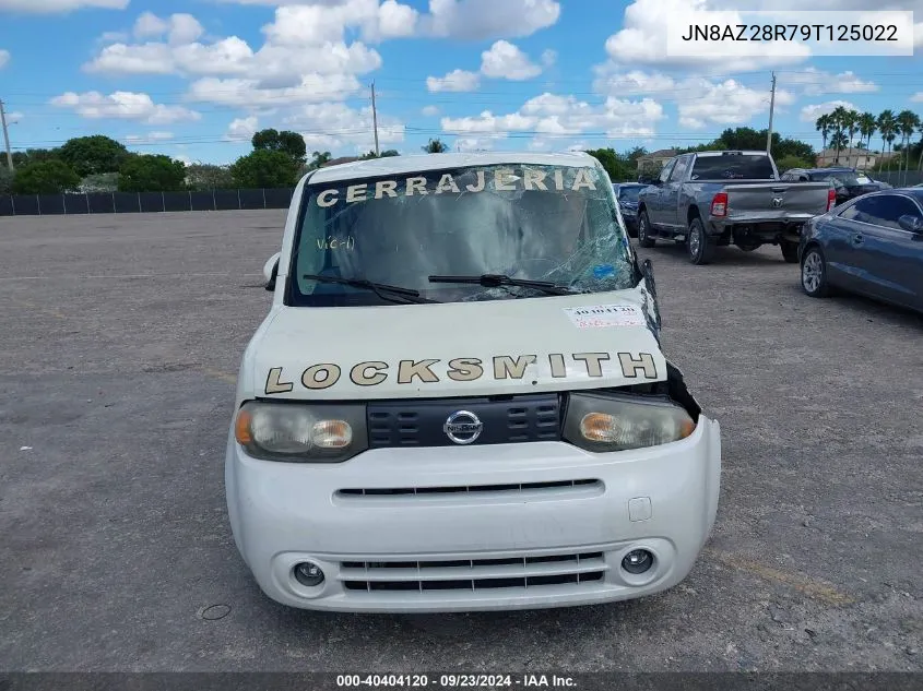 2009 Nissan Cube S/Sl VIN: JN8AZ28R79T125022 Lot: 40404120