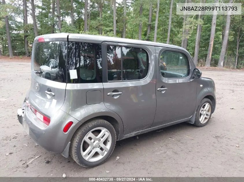 2009 Nissan Cube 1.8Sl VIN: JN8AZ28R99T113793 Lot: 40432735