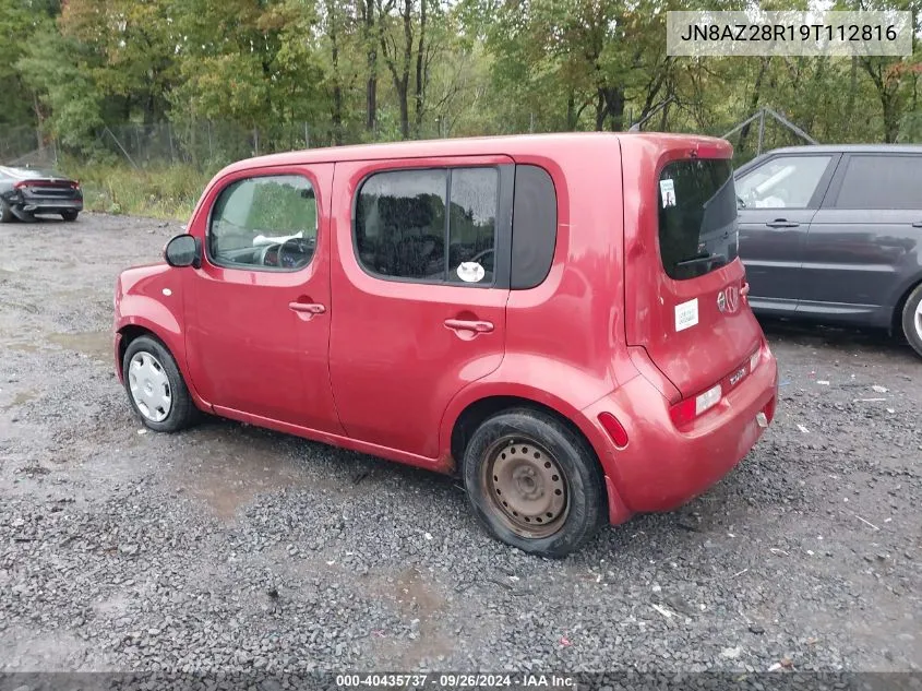 2009 Nissan Cube 1.8S VIN: JN8AZ28R19T112816 Lot: 40435737