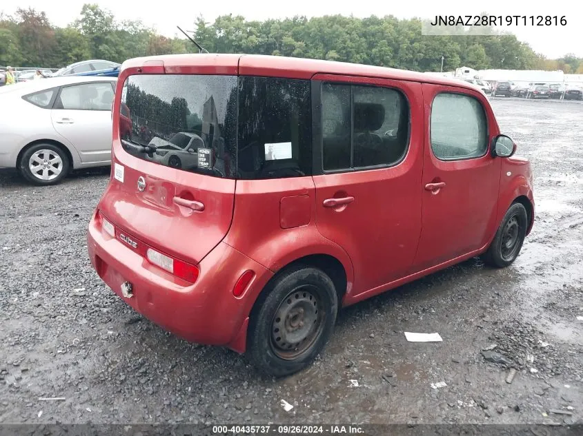 2009 Nissan Cube 1.8S VIN: JN8AZ28R19T112816 Lot: 40435737