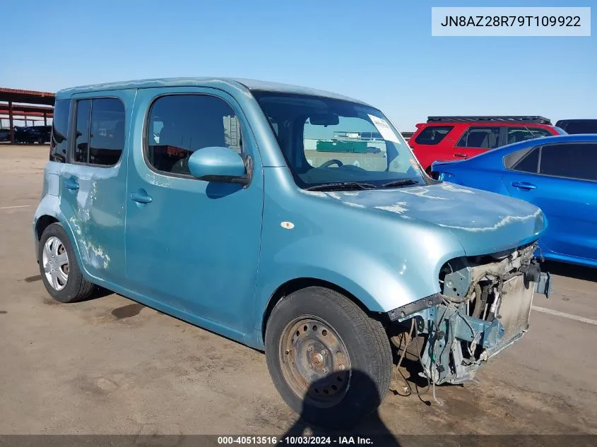 2009 Nissan Cube 1.8S VIN: JN8AZ28R79T109922 Lot: 40513516