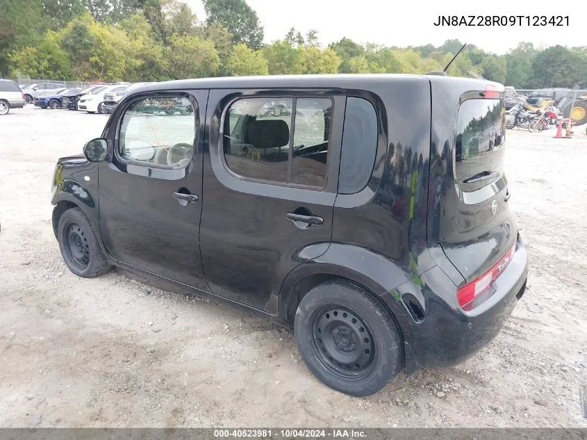 2009 Nissan Cube 1.8Sl VIN: JN8AZ28R09T123421 Lot: 40523981