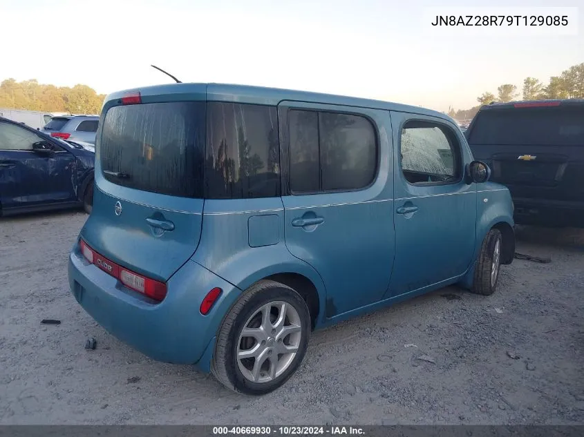 2009 Nissan Cube 1.8Sl VIN: JN8AZ28R79T129085 Lot: 40669930