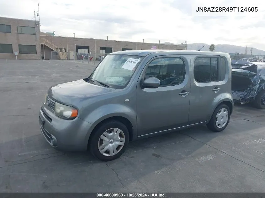 2009 Nissan Cube 1.8S VIN: JN8AZ28R49T124605 Lot: 40690960